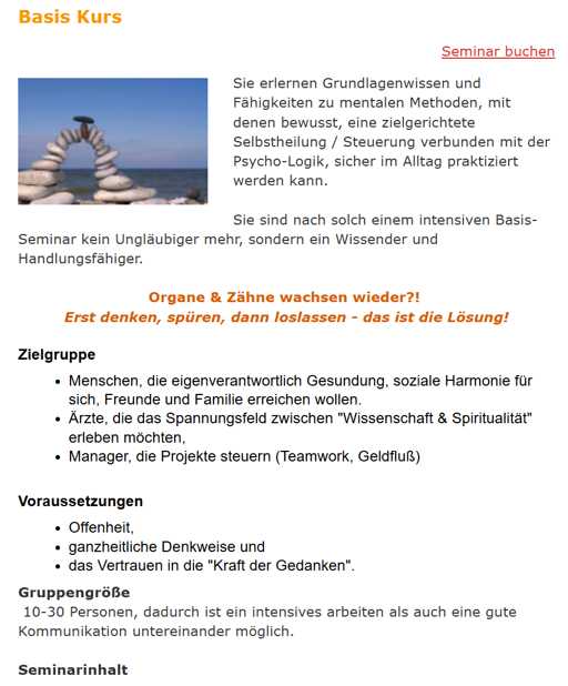 Quantenharmonie Basiskurs Teil 1